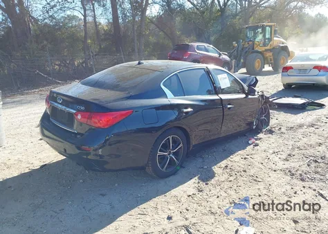 2015 Infiniti Q50 Premium from USA, damaged, VIN JN1BV7AP0FM343569